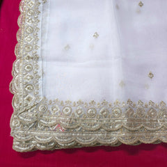 Dyeable Organza Dupatta