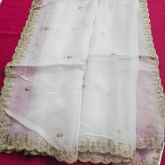 Dyeable Organza Dupatta