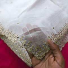Dyeable Organza Dupatta