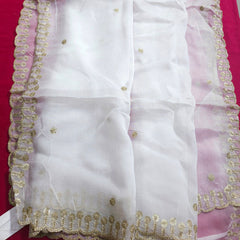 Dyeable Organza Dupatta