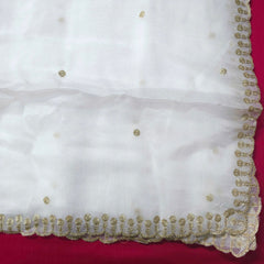 Dyeable Organza Dupatta