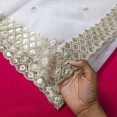 Dyeable Organza Dupatta