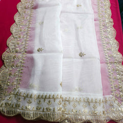Dyeable Organza Dupatta