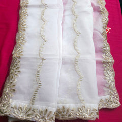 Dyeable Organza Dupatta