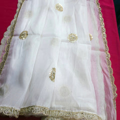 Dyeable Organza Dupatta