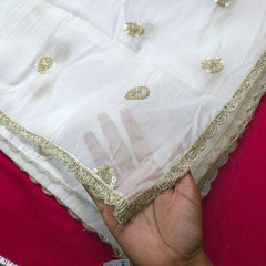Dyeable Organza Dupatta