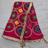Rani Pink Phulkari Dupatta