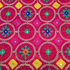 Rani Pink Phulkari Dupatta