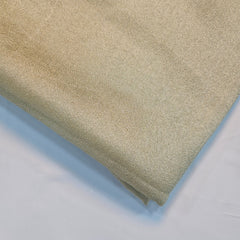 Zayra Antique Gold Crushed Tissue Dyeable Fabric