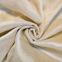 Zayra Antique Gold Crushed Tissue Dyeable Fabric