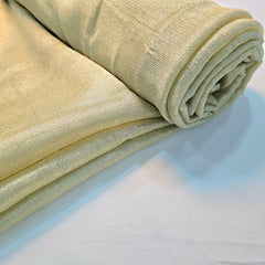 Zayra Antique Gold Crushed Tissue Dyeable Fabric