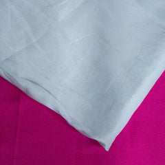 Zayra Silver Tissue Dyeable Fabric