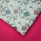 Noorban Off - White Base Cotton with Multicolor Floral Veil Pattern