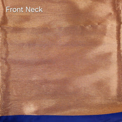 Paithani Woven Blouse Fabric on Copper Base