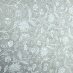 Inayat Hand Embroidered Dyeable Net with Sequin and Beads Work