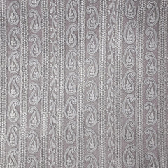 Hamza Embroidered Grey Hakoba Georgette Fabric with Threadwork on Georgette Fabric