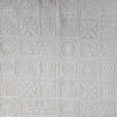 Embroidered Dyeable Hakoba Fabric