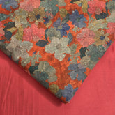 Floral Digital Print on Multicfolor Cotton Hakoba Fabric