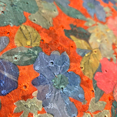 Floral Digital Print on Multicfolor Cotton Hakoba Fabric
