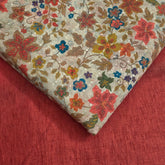 Multicfolor Floral Digital Print on Cotton Hakoba Fabric