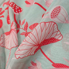 Muslin Fabric with Digital Print