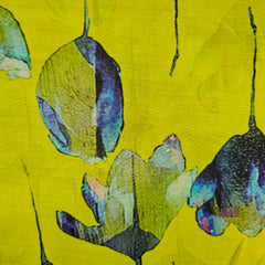 Muslin Fabric with Digital Floral Print