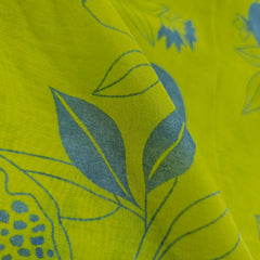 Muslin Fabric with Digital Print and Pomegranate Motifs