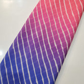 Leheriya Digital Print Ombre Pink to Blue on Muslin Fabric