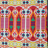 Digital Print Warm Red & Yellow Tones Muslin Fabric