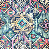 Abstract Digital Print on Muslin fabric