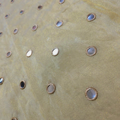Dyeable Shimmer Tissue Fabric with all over Mirror Work