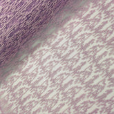 Embroidered Plum Dandy Net Fabric with Textured pattern