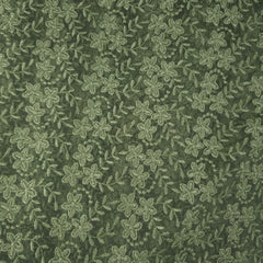 Embroidered Net with Elegant Floral Threadwork