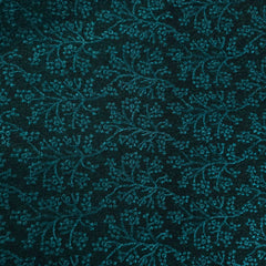 Gulnaar Embroidered Net Fabric Intricate Peacock Green floral work
