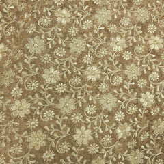 Sahiba Embroidered Net Fabric with Gold Floral work