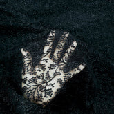 Gulnaar Embroidered Net Fabric Intricate floral work