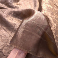 Light brown Color Two - Tone Soft Organza