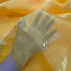 Yellow Two - Tone Soft Organza