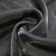 Black Color Two - Tone Soft Organza