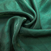 Deep Emerald Green Two - Tone Soft Organza