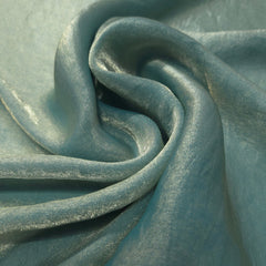 Teal Blue Color Two - Tone Soft Organza