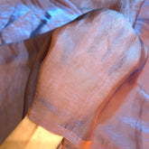 Coral Blue Color Two - Tone Soft Organza