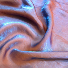 Coral Blue Color Two - Tone Soft Organza