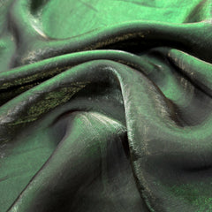 Bottle Green Color Two - Tone Soft Organza