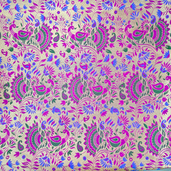 Morpankhi Paithani Brocade Silk Fabric