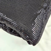Ruhani Black Georgette Embroidered Fabric with Sequins