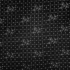 Meenakari Georgette with intricate Sequins Work and Floral Threadwork