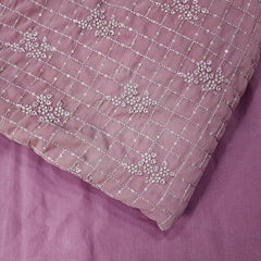 Meenakari Georgette with intricate Sequins Work and Floral Threadwork