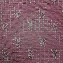 Meenakari Georgette with intricate Sequins Work and Floral Threadwork