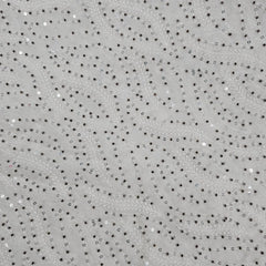 Embroidered Georgette Dyeable Fabric with Floral thread work and Handwork